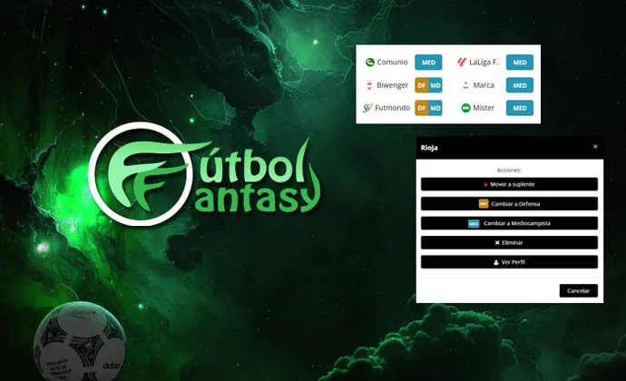 La multiposición de Futmondo y Biwenger llega a FútbolFantasy y al Equipo de Seguimiento