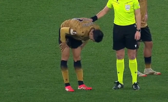 El cambio de Aguerd se debe a unos simples calambres en los isquios