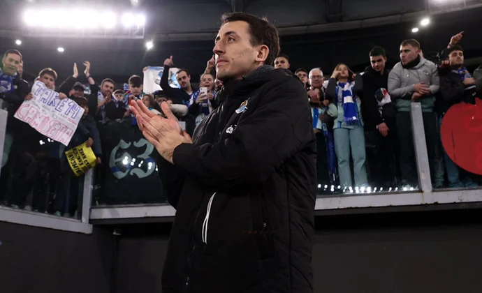 Imanol reservó a varios futbolistas para el domingo durante el partido de Roma