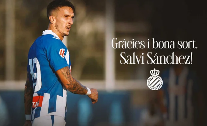 El RCD Espanyol anuncia la rescisión del contrato de Salvi Sánchez