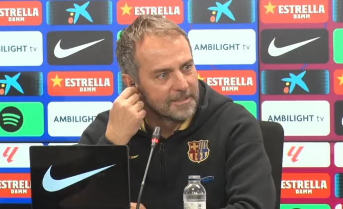 Flick esconde su portero titular, avisa de rotaciones y habla de Pedri, Christensen, Pau Víctor y Araujo