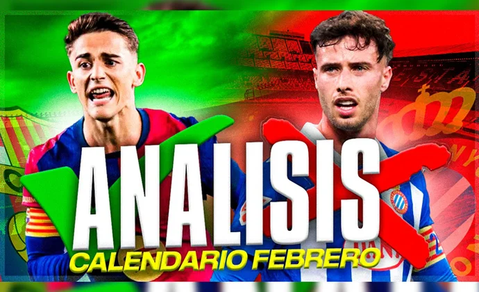 Los mejores y peores equipos fantasy para febrero. Análisis calendario, por Carrasco