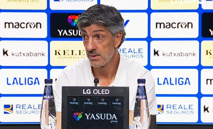 Imanol analiza la derrota, la lesión de Aihen, reconoce que falta energía, pero confía en la plantilla y no pide refuerzos