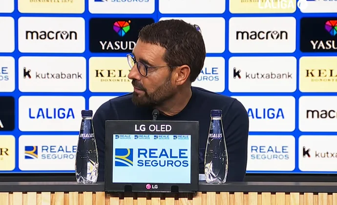 Bordalás analiza el triunfo y destaca el mérito con Mayoral, Carles Pérez y Uche