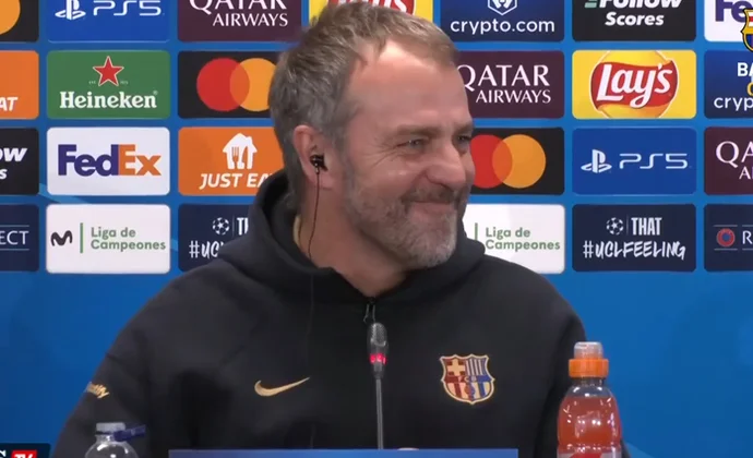 Flick, sobre De Jong, Szczesny, Iñaki Peña, el mercado y la Atalanta