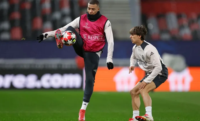 El Real Madrid se ejercitó en Francia sin los cuatro lesionados