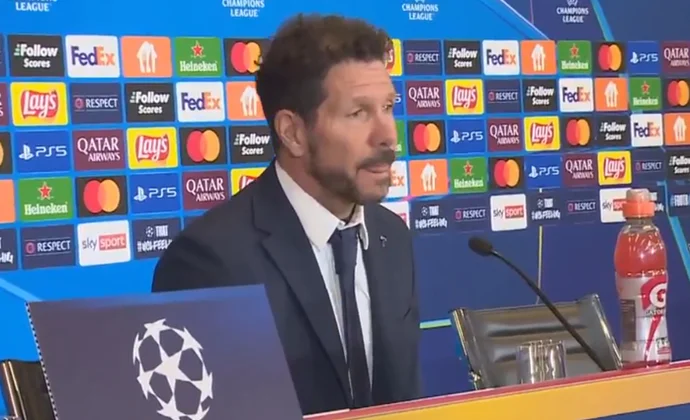 Simeone, sobre Gallagher, Giménez, Le Normand, Lenglet, la unidad B y el partido contra el RB Salzburg