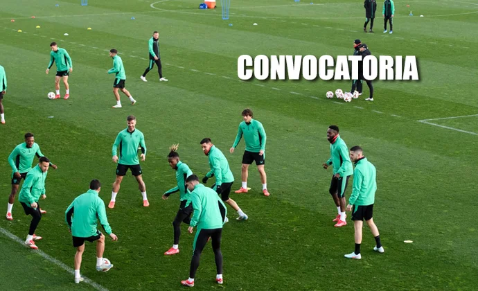 Yuri y Nico Williams entran en la lista. Galarreta y Serrano son las únicas bajas