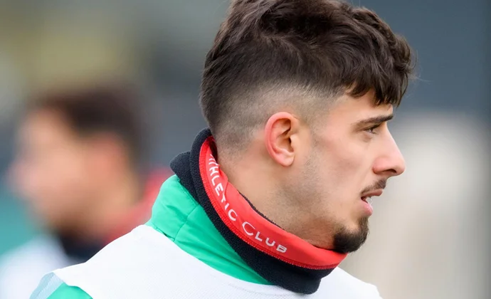 Nico Serrano, baja en el entrenamiento por gastroenteritis