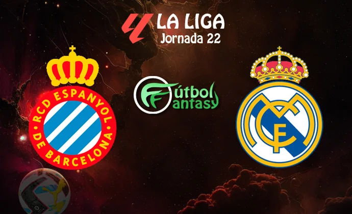 Alineaciones probables y previa fantasy del Espanyol - Real Madrid