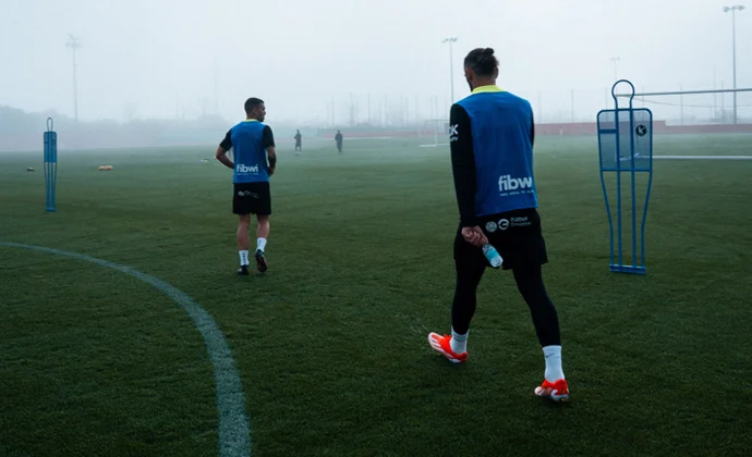 Maffeo sigue sin entrenar y se convierte en seria duda para el partido