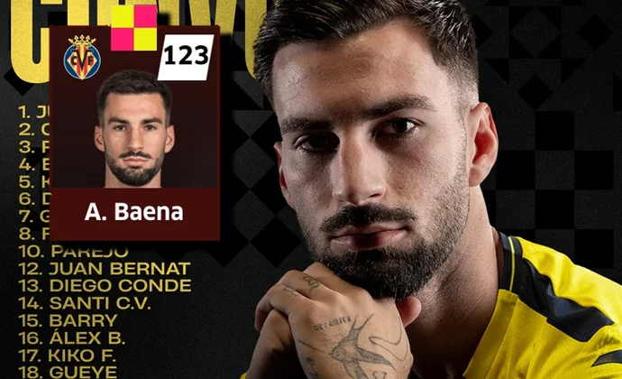 Mister y Fantasy Marca muestran a Baena desconvocado por error, pero el jugador está en la lista