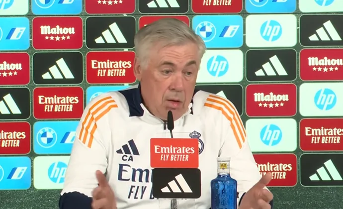 Ancelotti habla de Rodrygo, Vinicius, el Espanyol, el mercado y las rotaciones