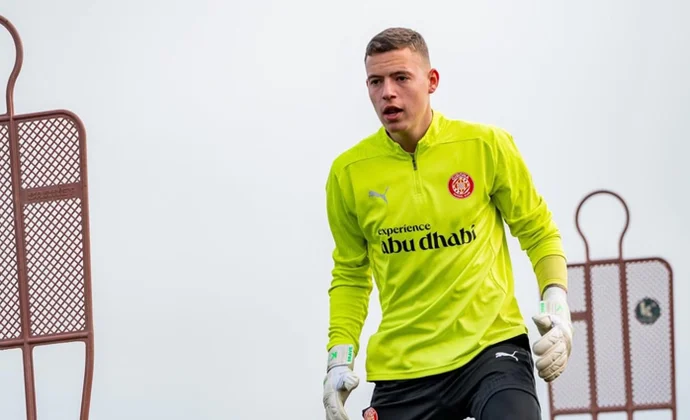 Krapytsov pasará a formar parte del primer equipo del Girona tras la marcha de Pau López