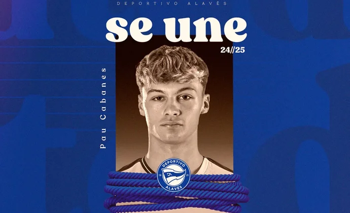 Pau Cabanes es oficialmente nuevo jugador del Alavés