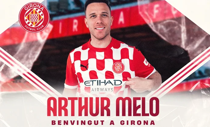 Arthur Melo es oficialmente nuevo jugador del Girona