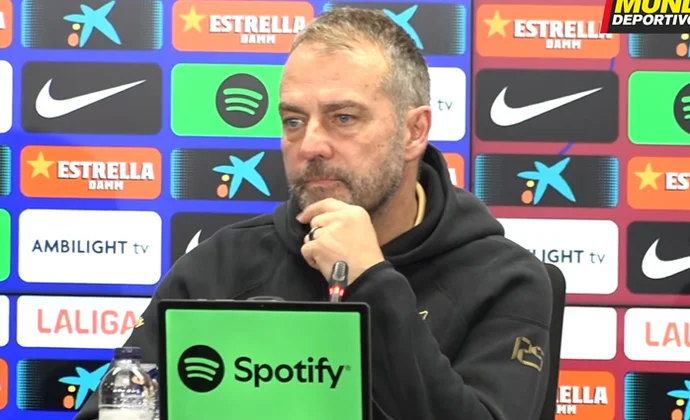 Flick habla de Olmo, Íñigo, Szczesny, la competencia en todas las posiciones, el mercado y el Alavés