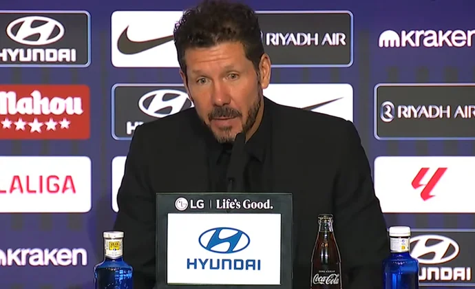 Simeone analiza la clave del triunfo y habla de Giuliano, Reinildo, Lino, Griezmann y los apercibidos