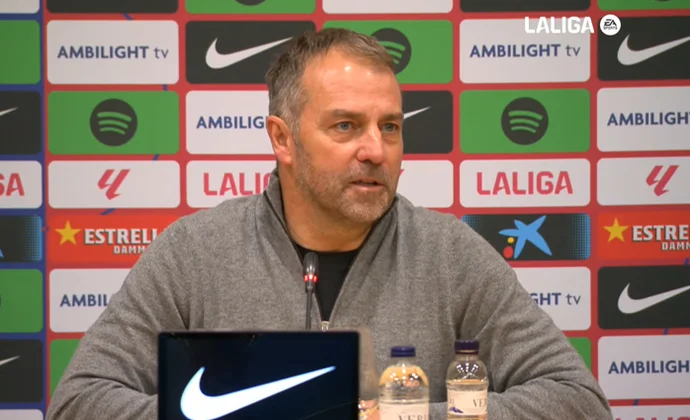 Flick analiza el triunfo y habla de De Jong, Gavi, Lewandowski, Yamal y Eric García