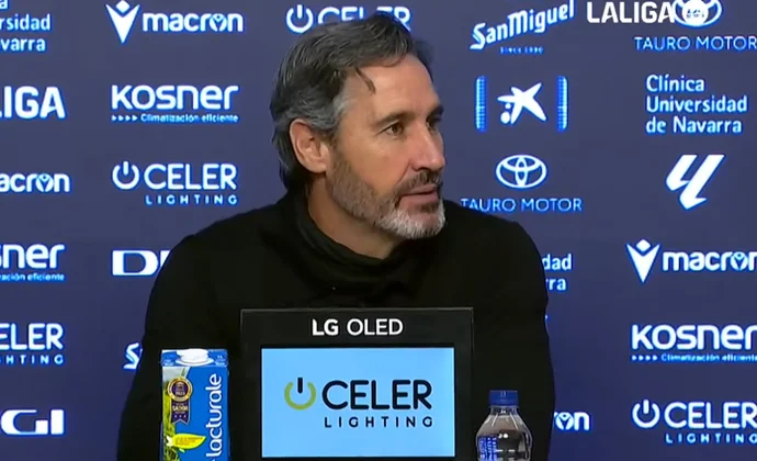 Vicente Moreno analiza el triunfo y habla de Budimir, Kike Barja, Torró, Bryan, Herrera, Oroz, Bretones y Boyomo