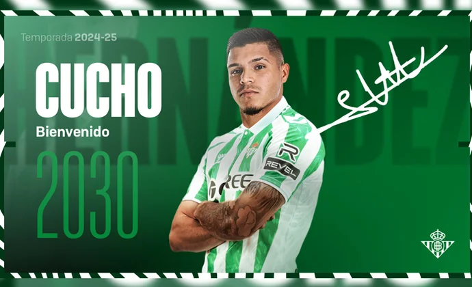 Cucho Hernández es oficialmente nuevo jugador del Real Betis