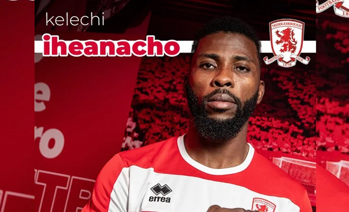 Kelechi Iheanacho es oficialmente nuevo jugador del Middlesbrough