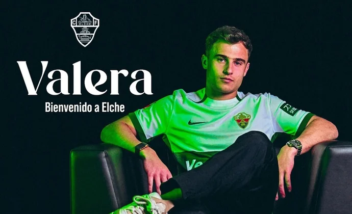 Germán Valera es oficialmente nuevo jugador del Elche