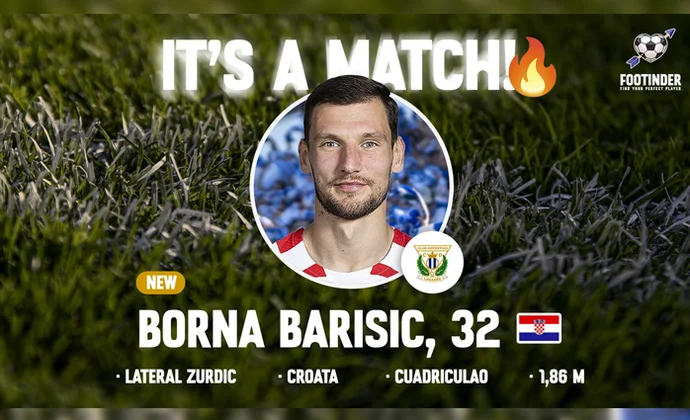 Borna Barisic es oficialmente nuevo jugador del Leganés