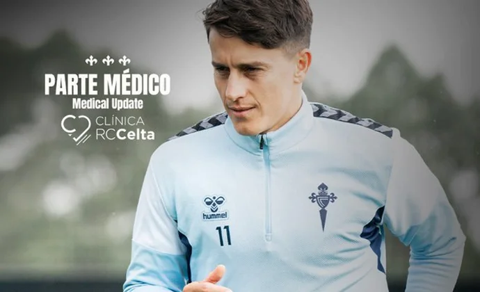 Parte médico oficial de Franco Cervi y periodo estimado de baja