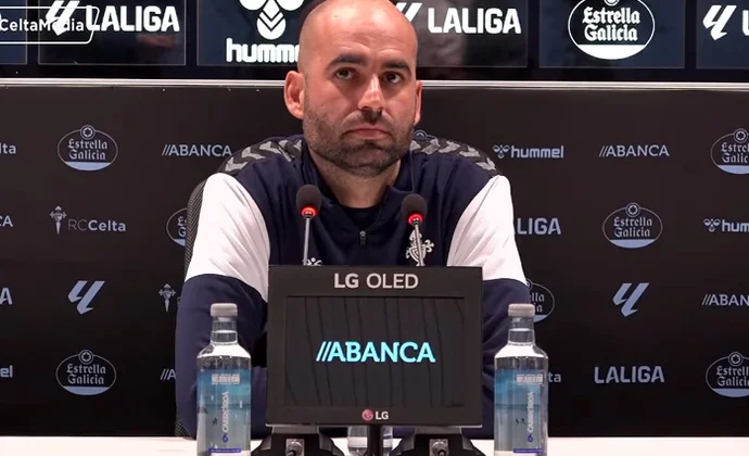 Giráldez, sobre Aspas, Cervi, Alfon, Jailson, Román, Marcos Alonso, Iglesias, Losada, Douvikas, Durán, Mingueza y el Betis