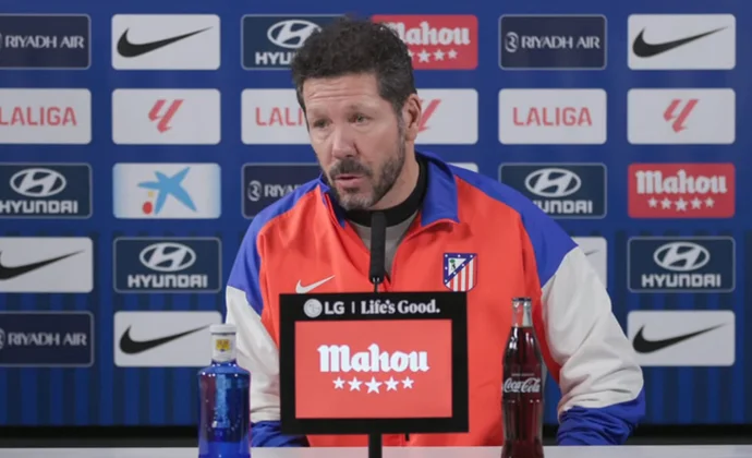 Simeone habla de De Paul, Koke, Barrios, Sorloth, Samuel Lino, Gallagher y el derbi
