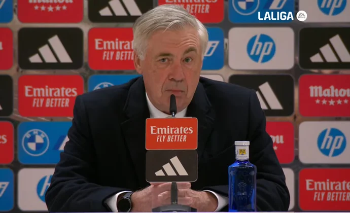 Ancelotti analiza el empate y el penalti y habla de Tchouaméni, Asencio, Vinicius, Rodrygo, Ceballos y Valverde