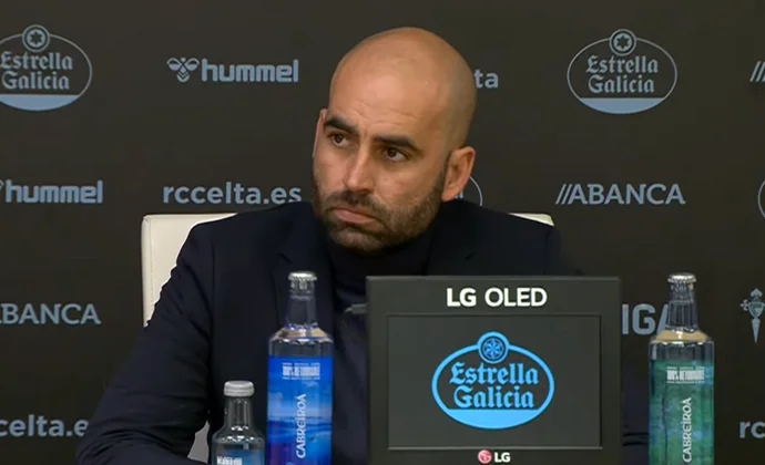 Giráldez le otorga el mérito a los jugadores y habla de Fer López, Aspas, Losada y Hugo Álvarez