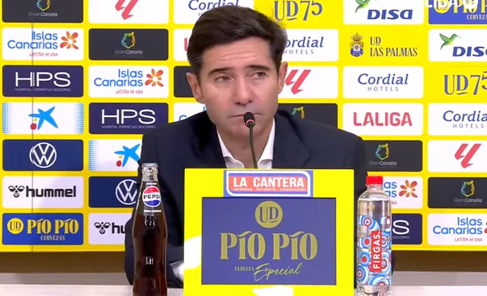 Marcelino analiza el triunfo, la entrada de Parejo y el movimiento de Las Palmas con Herzog