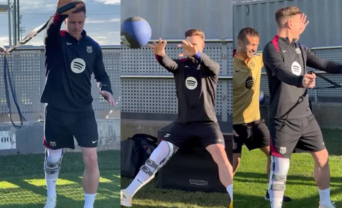 Ter Stegen evoluciona favorablemente y quiere volver en mayo