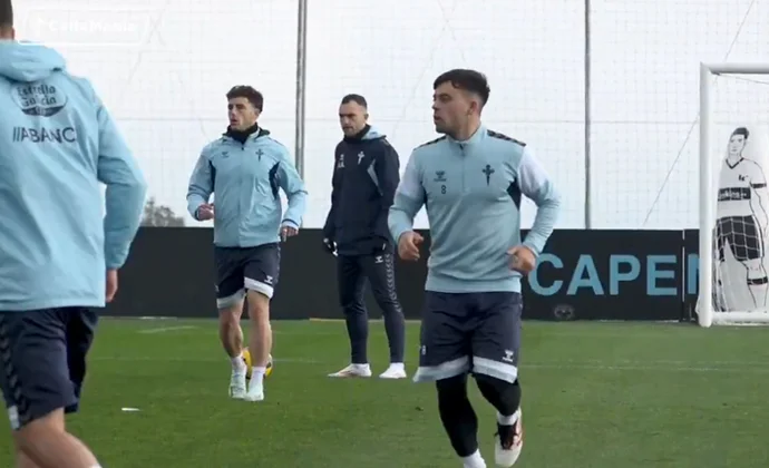 El Celta retoma los entrenamientos sin los dos lesionados