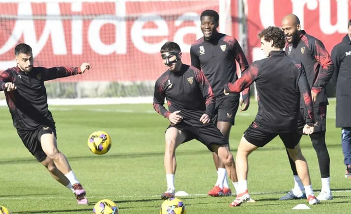 Pedrosa entrena con normalidad. Gudelj y Söw se ejercitan al margen