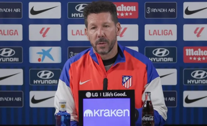 Simeone explica cómo llega el equipo y habla de Molina, Llorente, Giuliano, Samuel Lino y el Celta