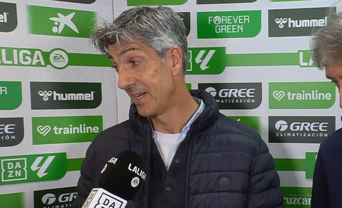 Imanol explicó la suplencia de Kubo antes del partido