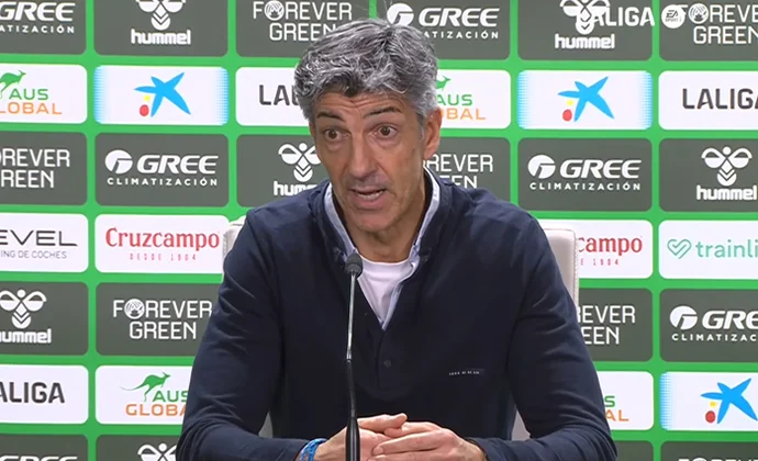 Imanol lamenta la derrota y termina contrariado con el arbitraje