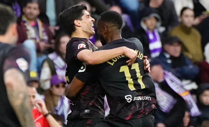 Jornada 24: Valladolid 0-4 Sevilla. Estadísticas y puntos fantasy