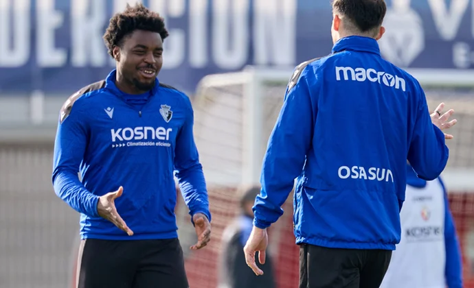 Osasuna completa otro entrenamiento con la enfermería vacía