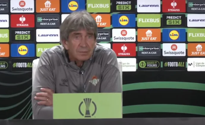 Pellegrini, sobre Marc Roca, Lo Celso, Carvalho, Antony, Jesús, Vitor Roque, Fornals, Isco, Bellerín, Abde y el partido contra el Gent