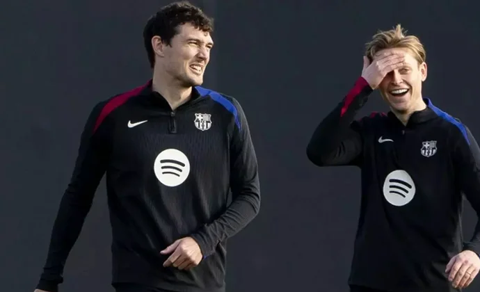 Christensen repite con el grupo en la sesión de este jueves