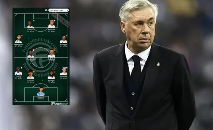 Ancelotti terminó satisfecho con el 4-4-2 y aseguró que repetiría el dibujo