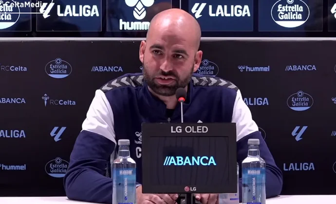 Giráldez habla de Cervi, Fer López, Aspas, Manquillo, el sistema y Osasuna