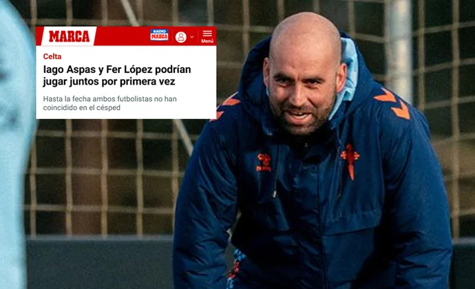 Giráldez desmiente a Marca y revela que Aspas y Fer López no compartirán titularidad mañana