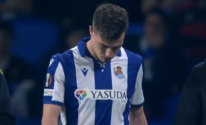 Luka Sucic se retira lesionado del partido contra el Midtjylland