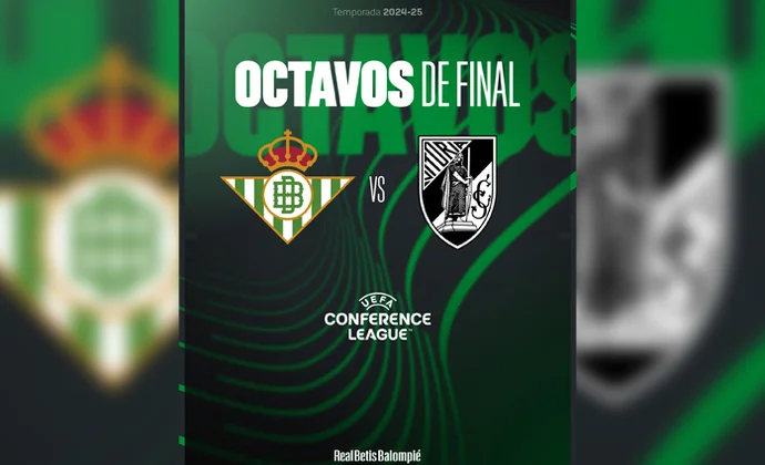 El Betis se enfrentará al Vitoria Guimaraes en los octavos de la UEFA Conference League
