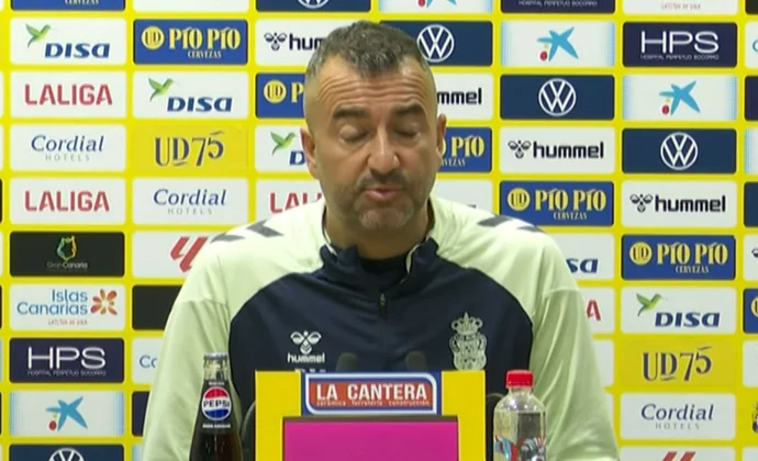 Diego Martínez habla de Pedri, Fabio Silva, el momento del equipo y el partido contra el Barcelona